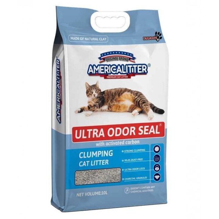 Arena Aglutinante America Litter “Ultra Odor Seal” 15kilos Tienda