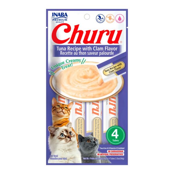 Inaba | Churu® atún con Almeja (Clam)