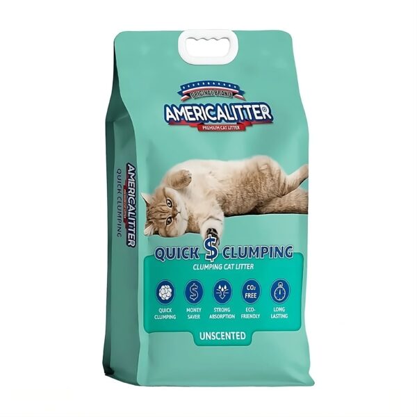 Arena Aglutinante America Litter Quick Clumping 20 kilos