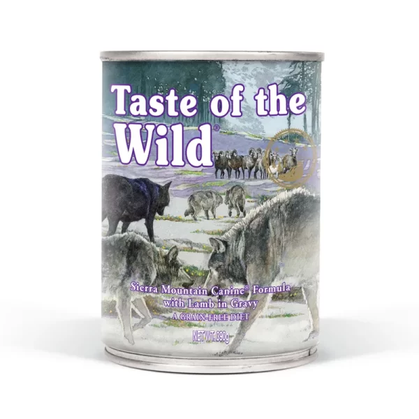 Alimento húmedo Taste of the wild - Sierra Mountain 390 gr